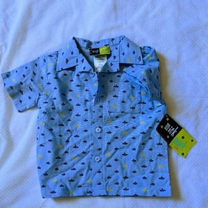 NWT Mick Mack kids short sleeved shirt